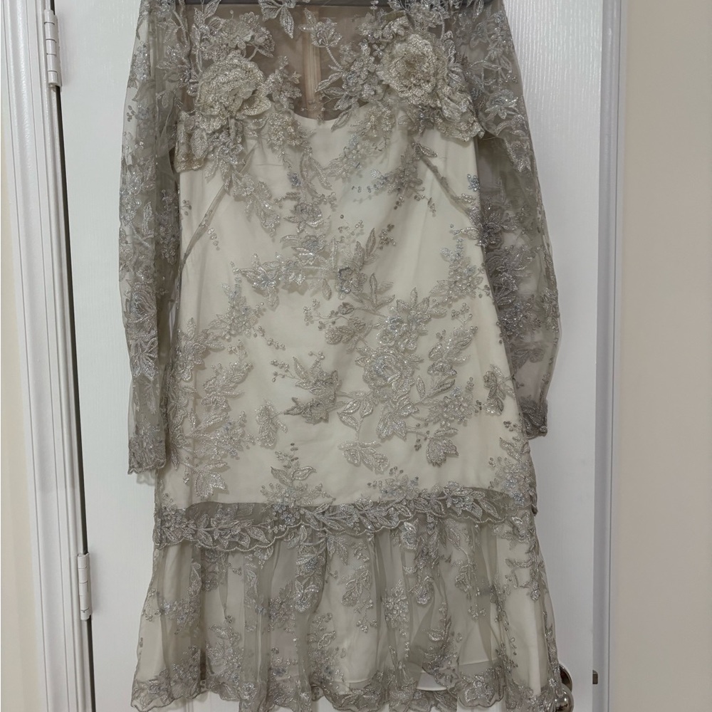 Marchesa Notte White Dress